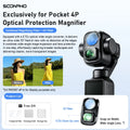 Soonpho Magnetic Filter Set DJI Pocket 4P Filter Set with Base CPL 1/4 Black Mist Lens Filter Set Sports Camera Accessories